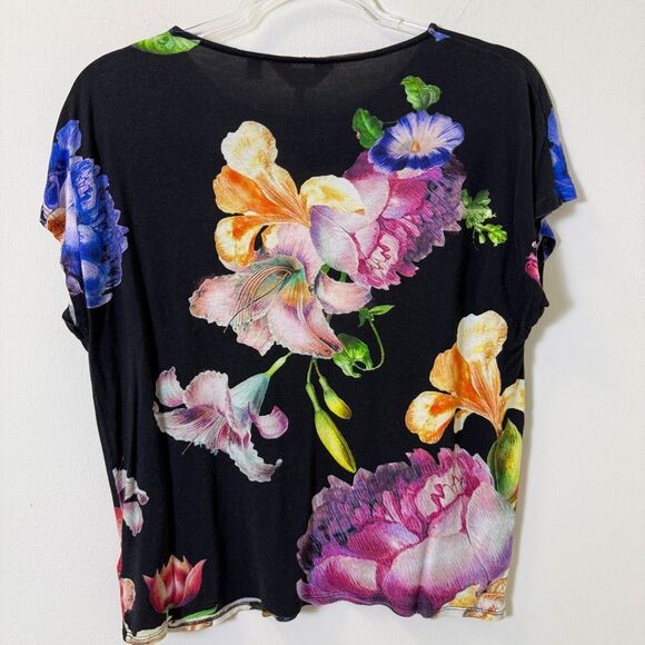 Ted Baker London Floral Print Top Size 3 (US Medium) - Picture 2 of 4